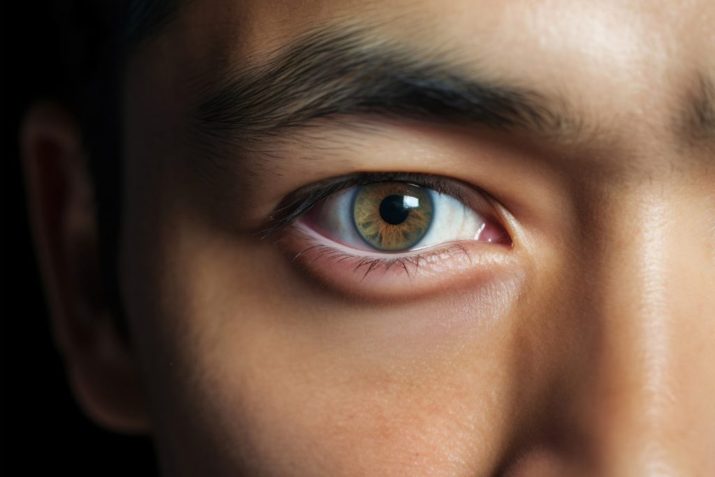 Swelling of the lower eyelid