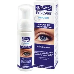 ד"ר פישר Eye Care - מוס לניקוי עפעפיים