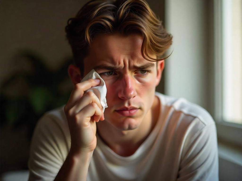 עיניים דומעות כל הזמן