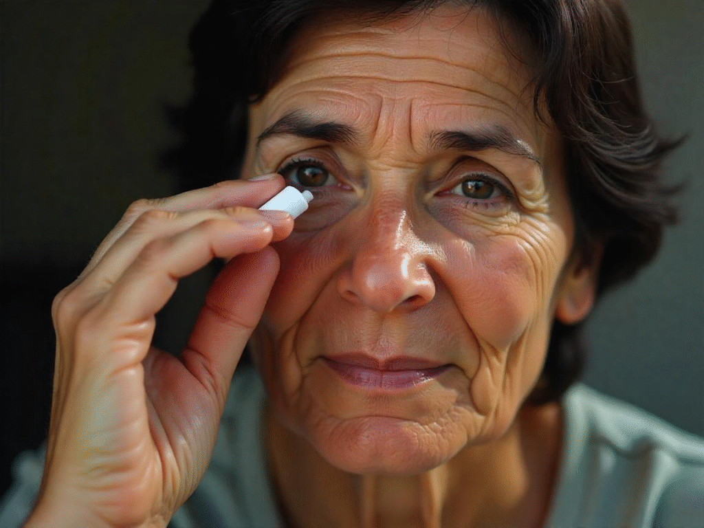 ג׳נטיל טיפות עיניים חומר משמר